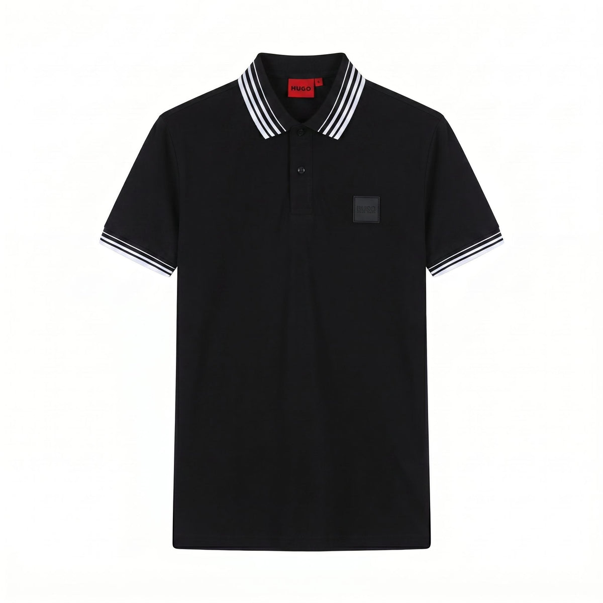 Camiseta 918022 Tipo Polo Negro para hombre