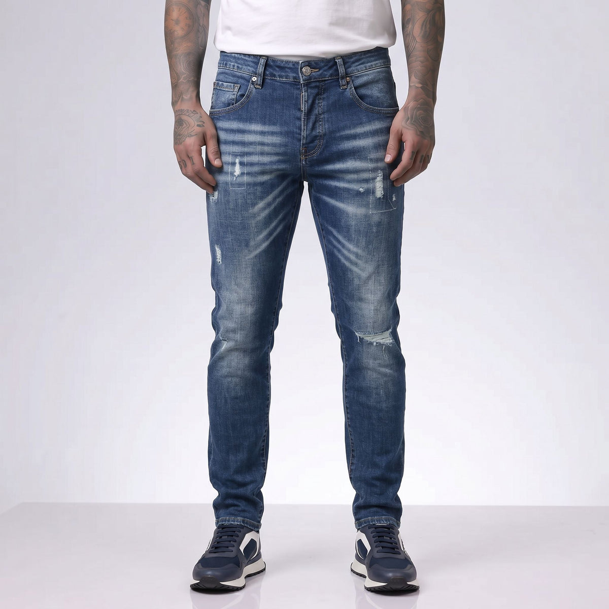Jean DS S223 Azul Para Hombre