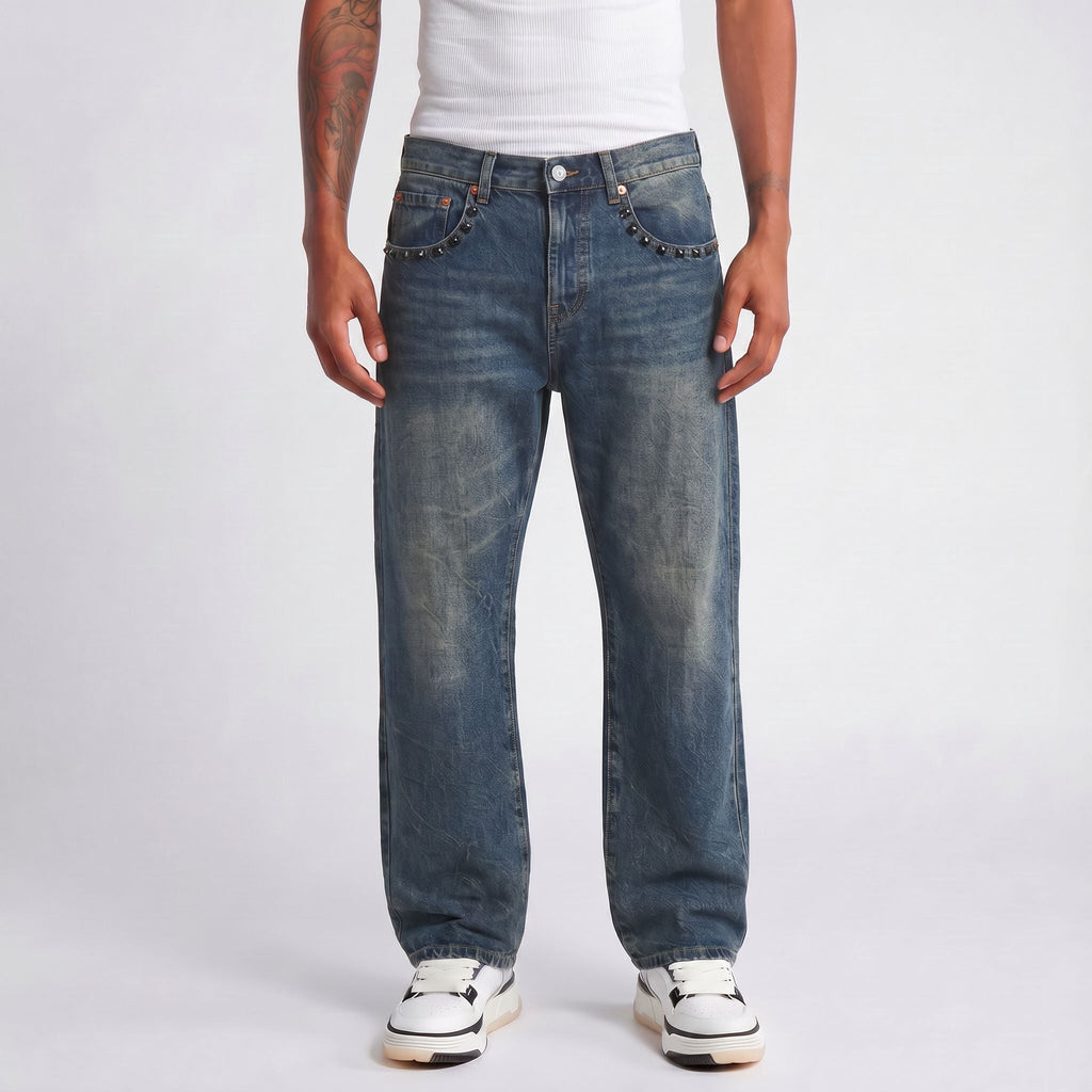 Jean PP U030L Azul Para Hombre
