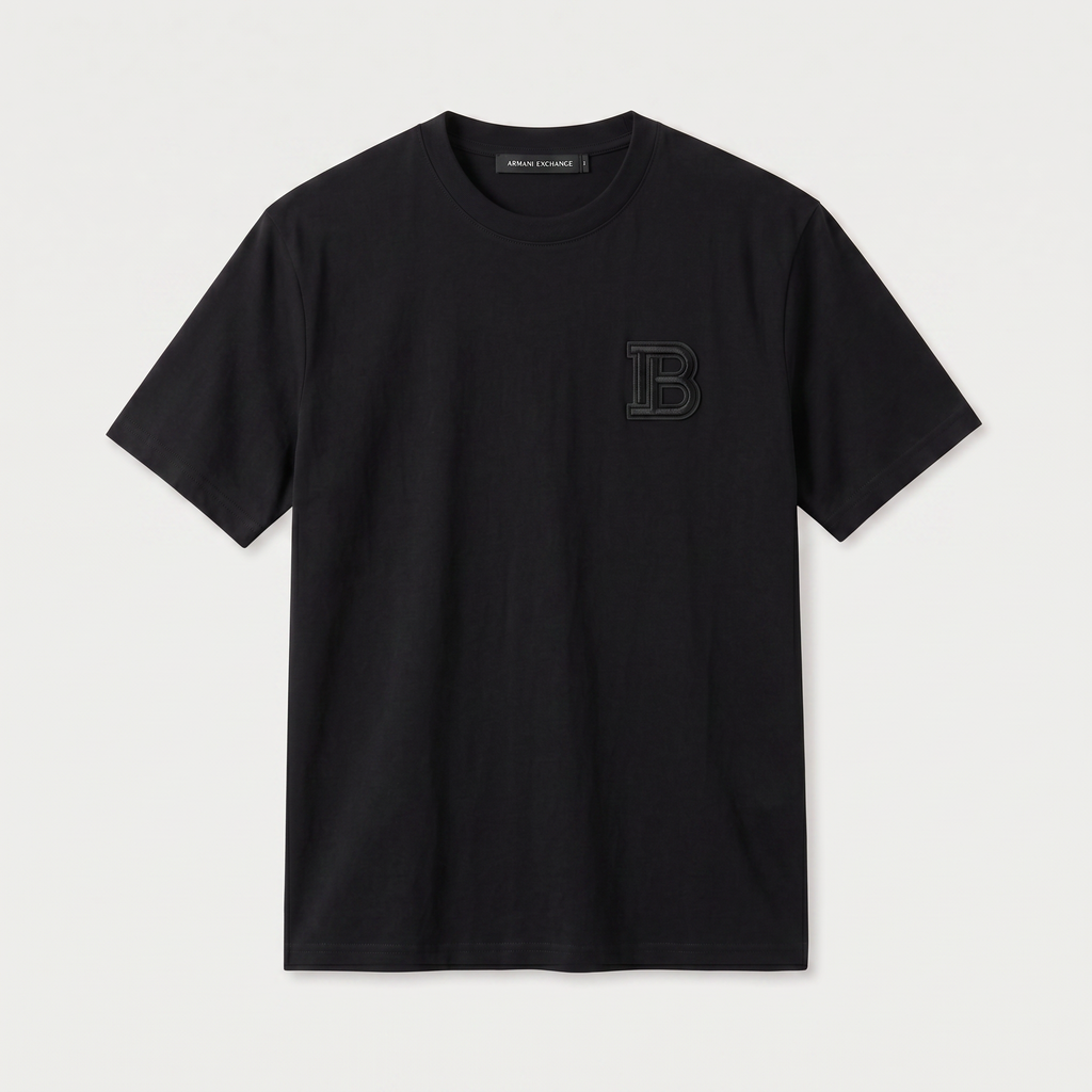 Camiseta 786624 Básica Negra Para Hombre