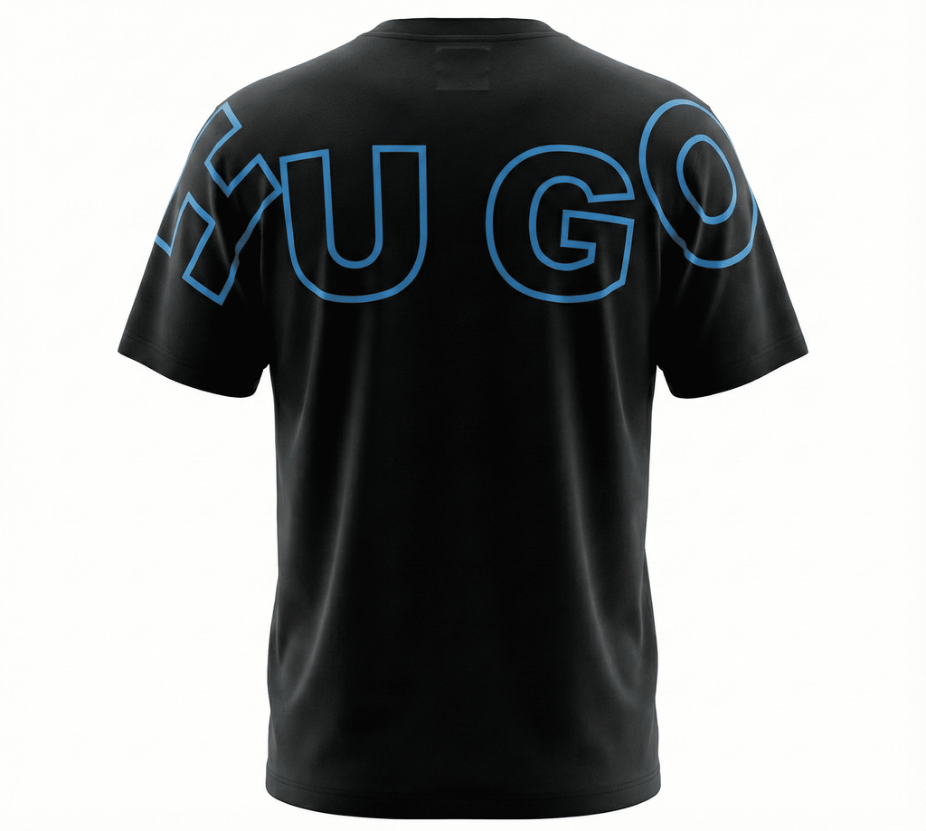 Camiseta 786639 Estampada Negra Para Hombre