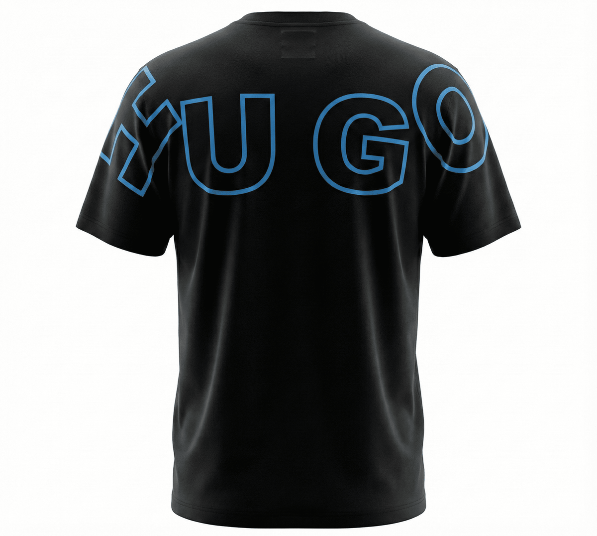 Camiseta 786639 Estampada Negra Para Hombre