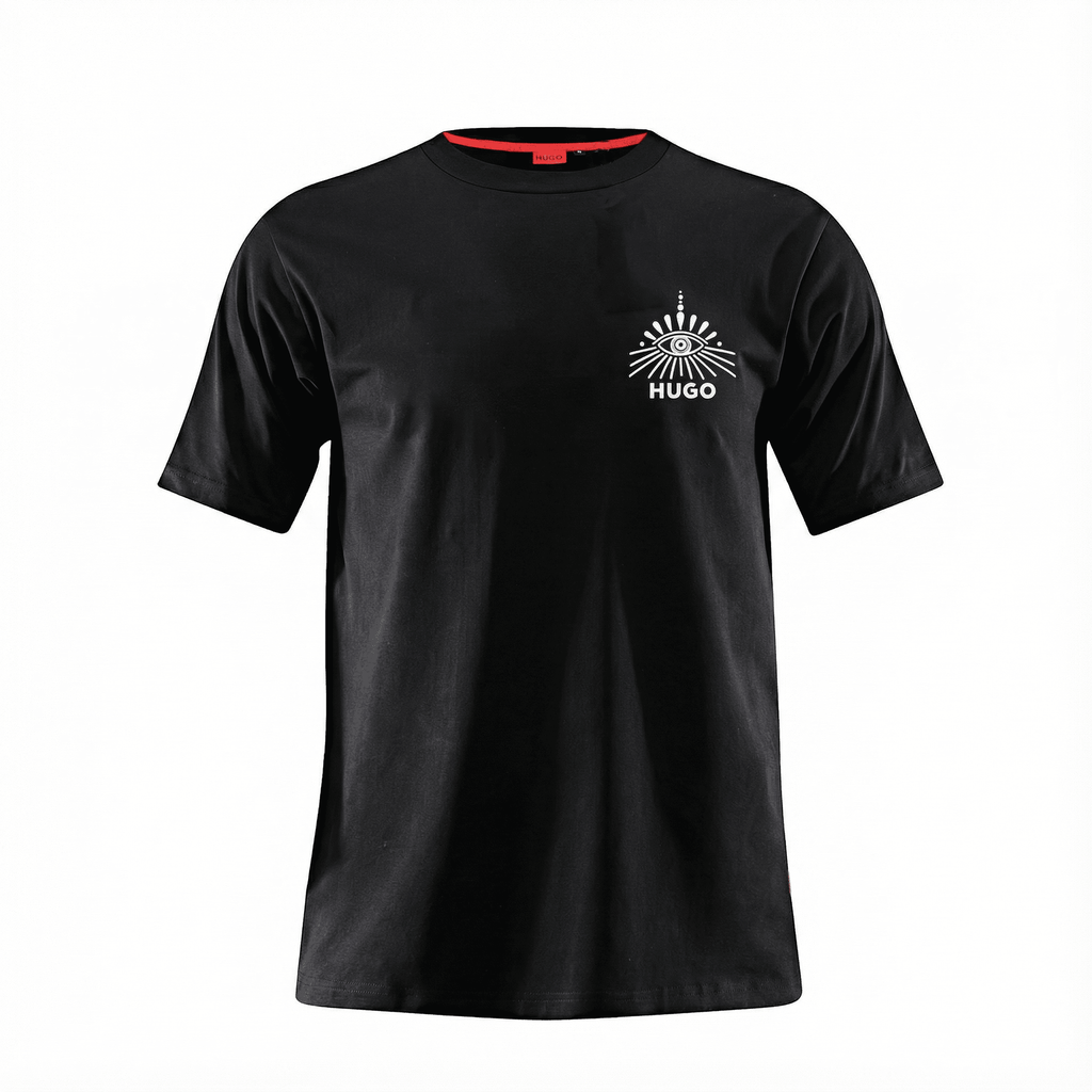 Camiseta 786640 Estampada Negra Para Hombre