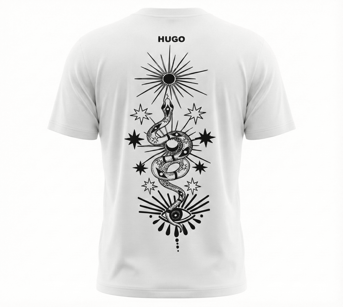 Camiseta 786640 Estampada Blanca Para Hombre