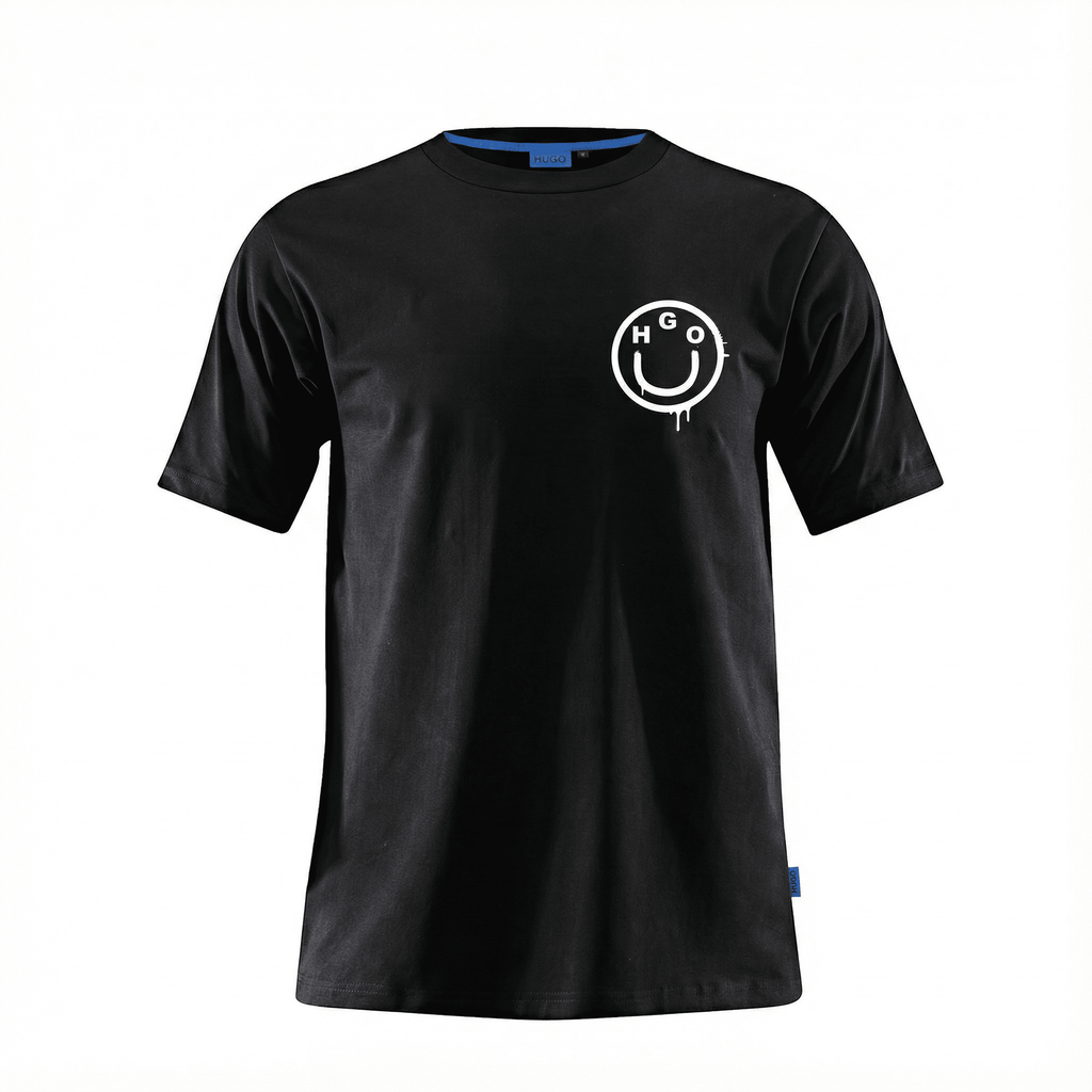 Camiseta 786642 Estampada Negra Para Hombre