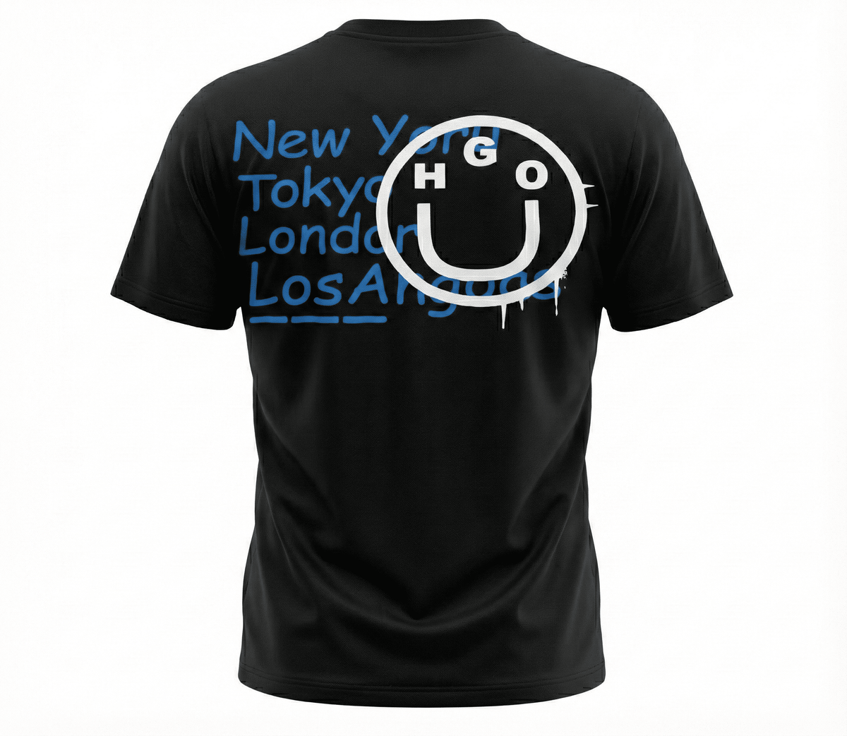 Camiseta 786642 Estampada Negra