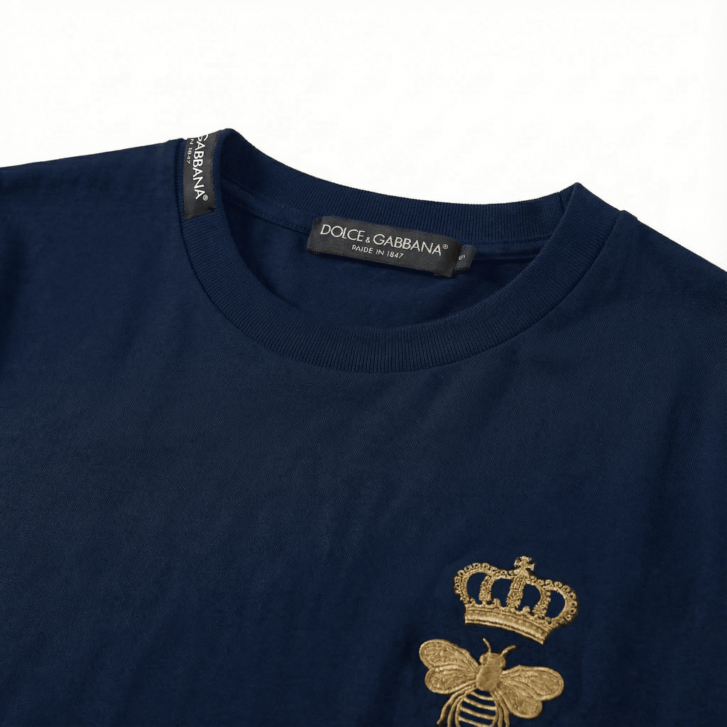 Camiseta 786665 Básica Azul Oscuro Para Hombre