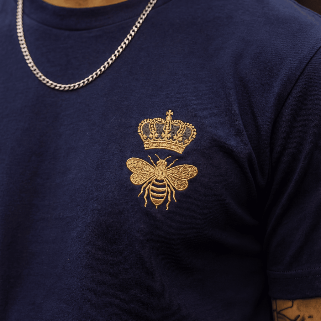 Camiseta 786665 Básica Azul Oscuro Para Hombre