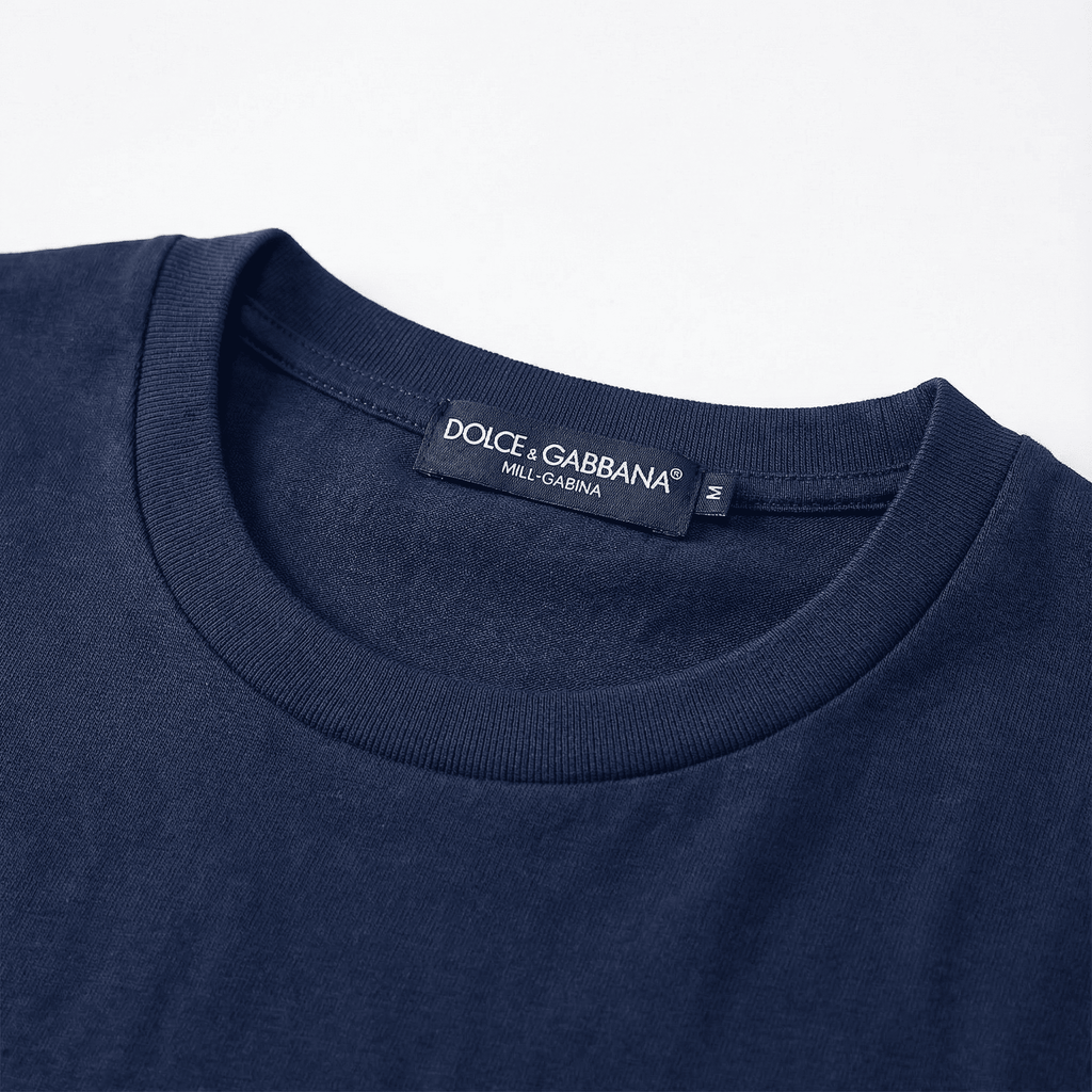 Camiseta 786763 Básica Azul Oscuro Para Hombre