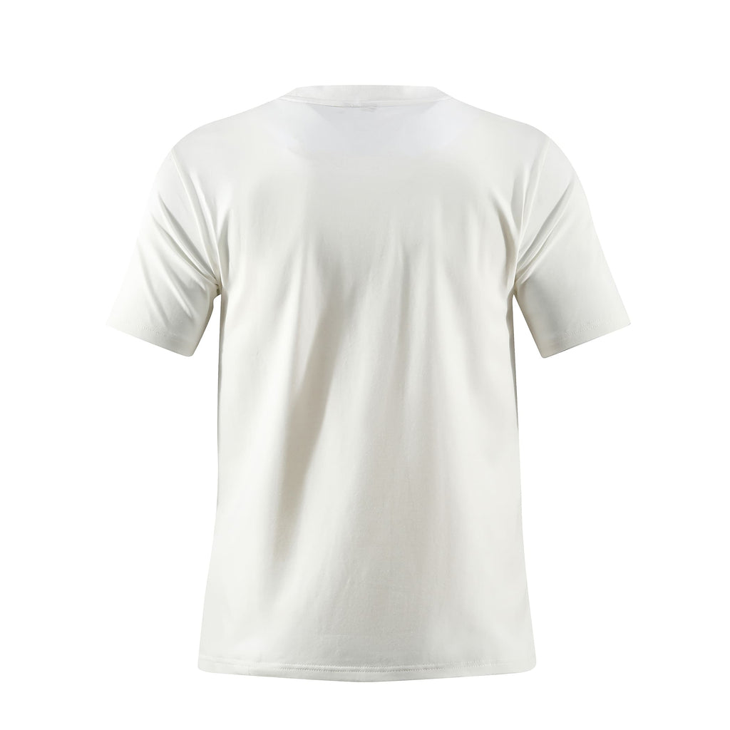 Camiseta 786666 Estampada Blanca Para Hombre