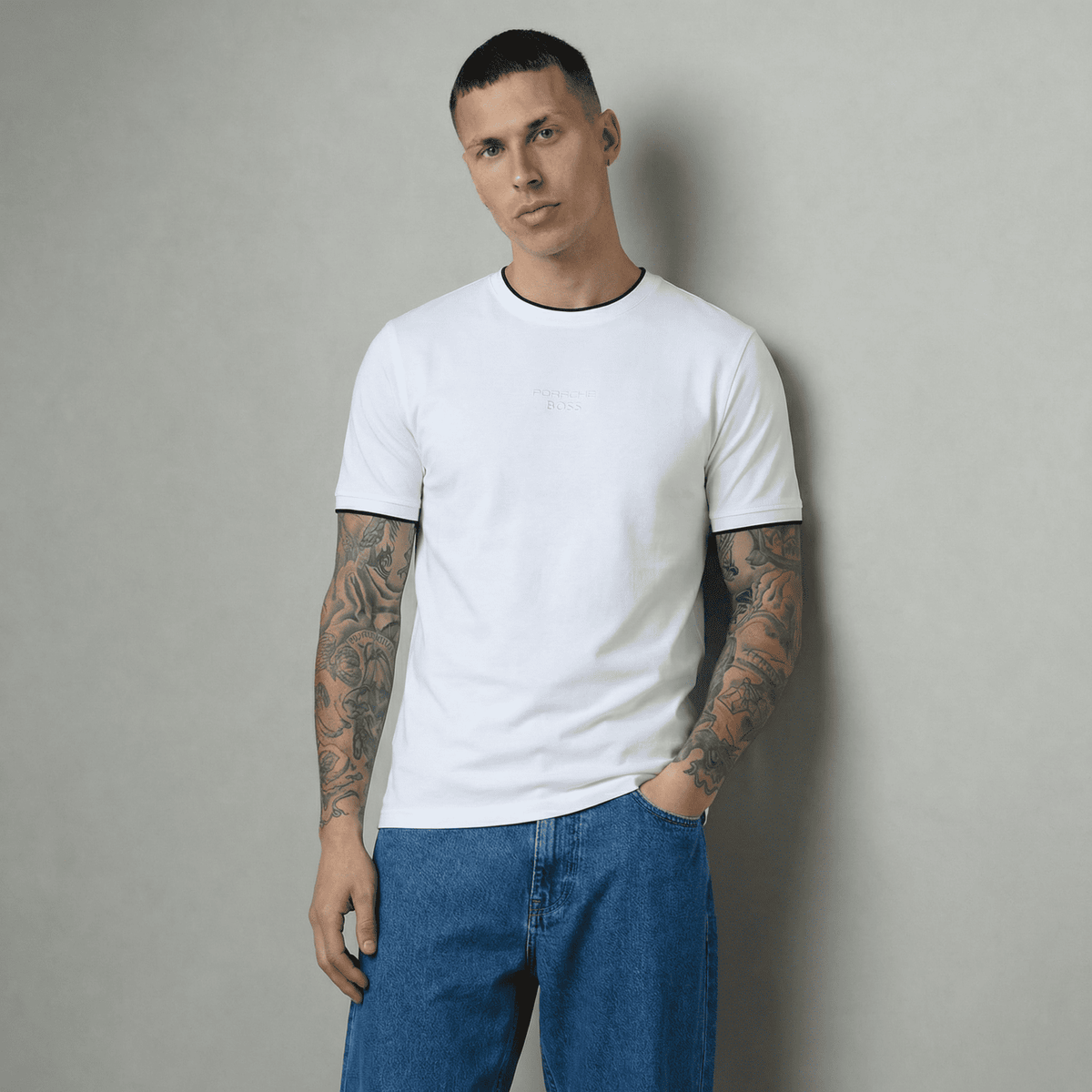 Camiseta 786887 Básica Blanca Para Hombre