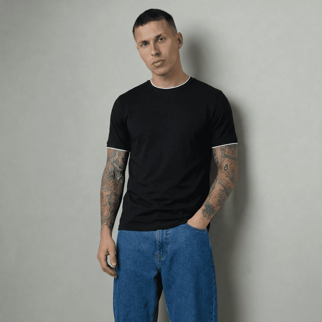 Camiseta 786887 Básica Negra Para Hombre