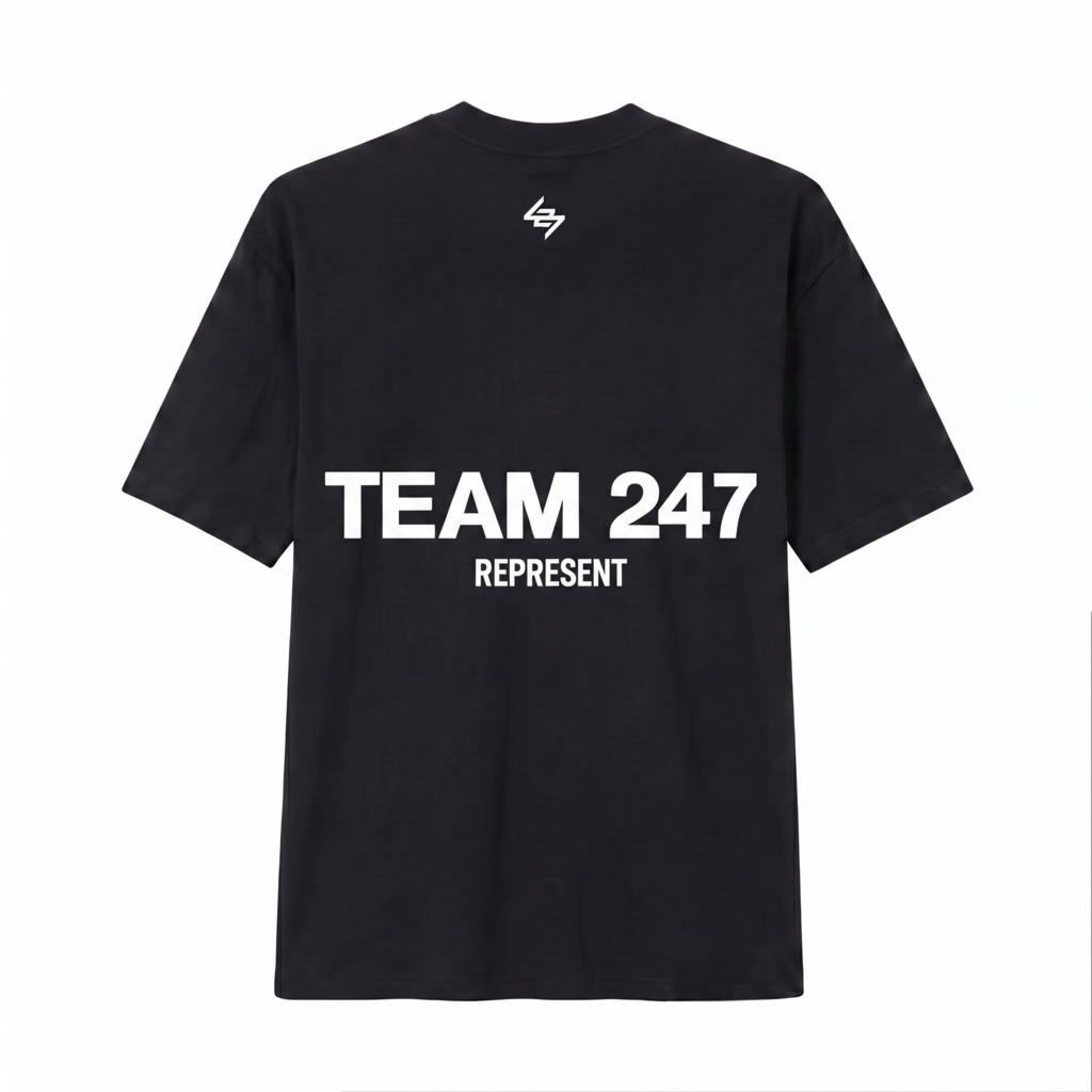 Camiseta 788332 Oversize Negro para hombre