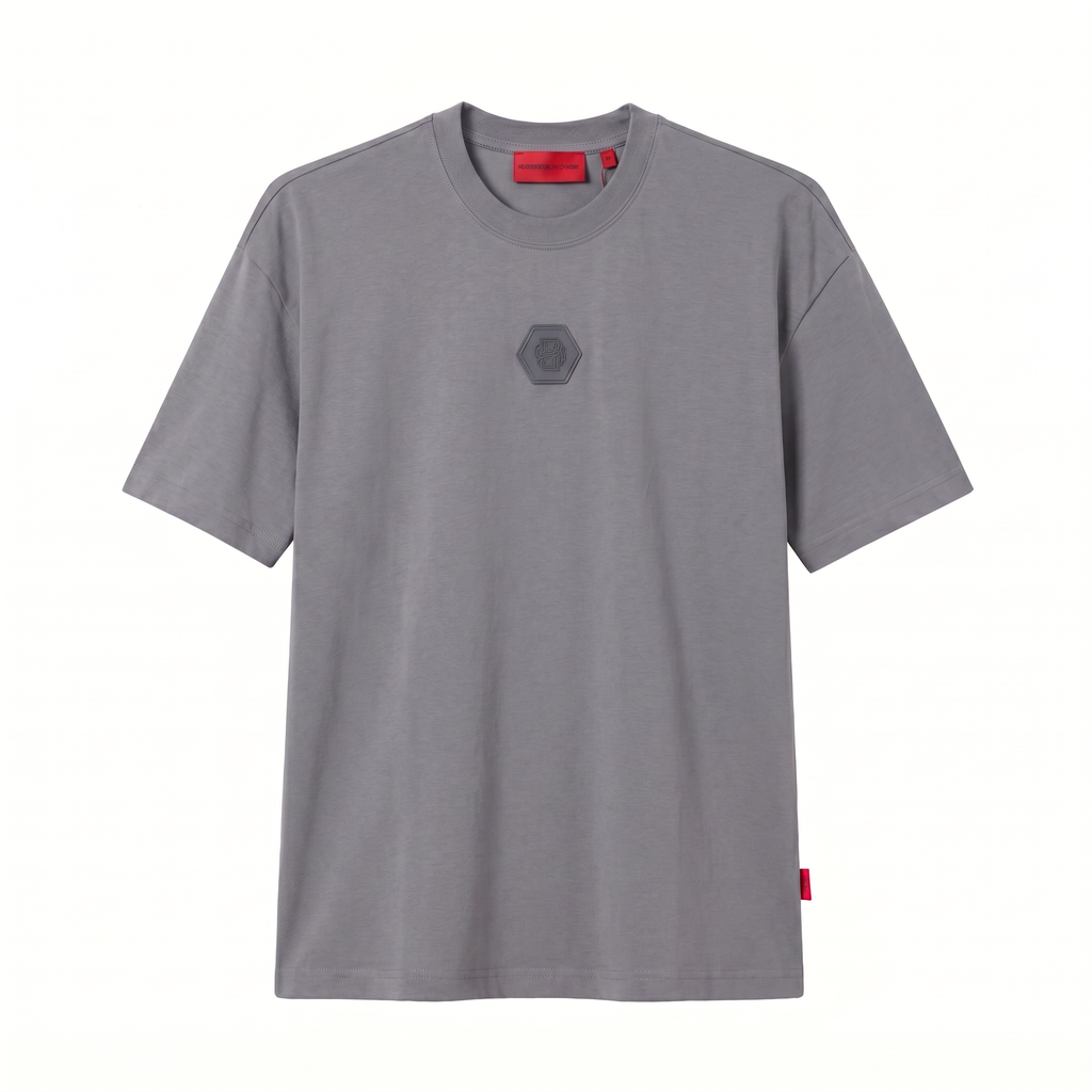 Camiseta 788349 Oversize Gris para hombre
