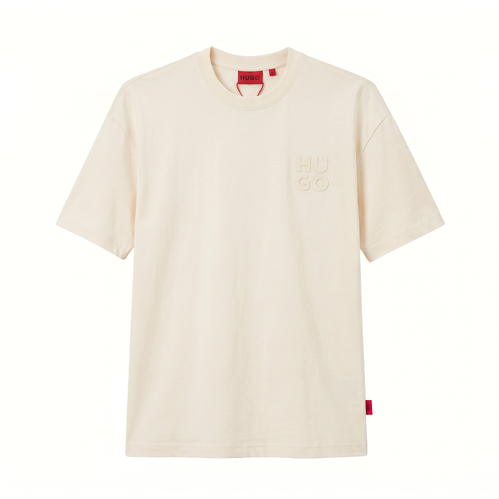 Camiseta 788351 Oversize Crema para hombre