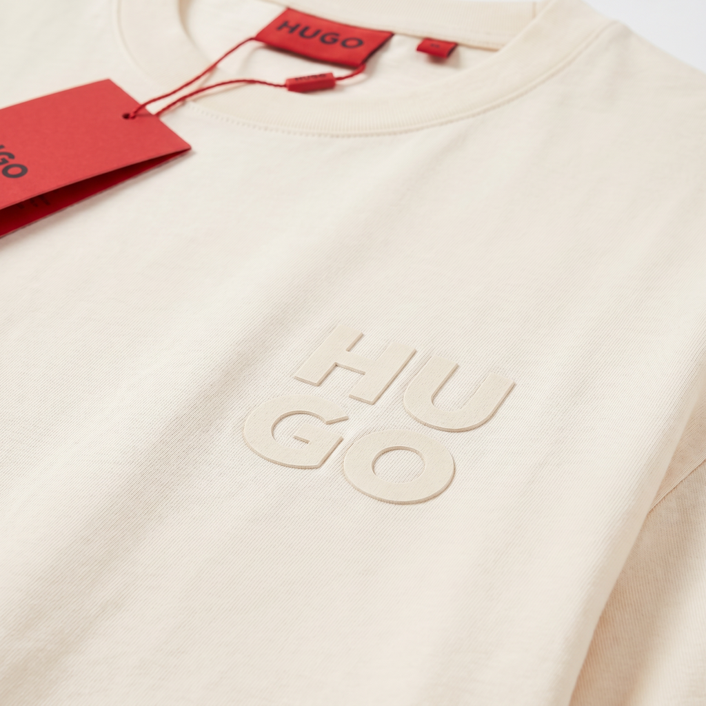 Camiseta 788351 Oversize Crema para hombre