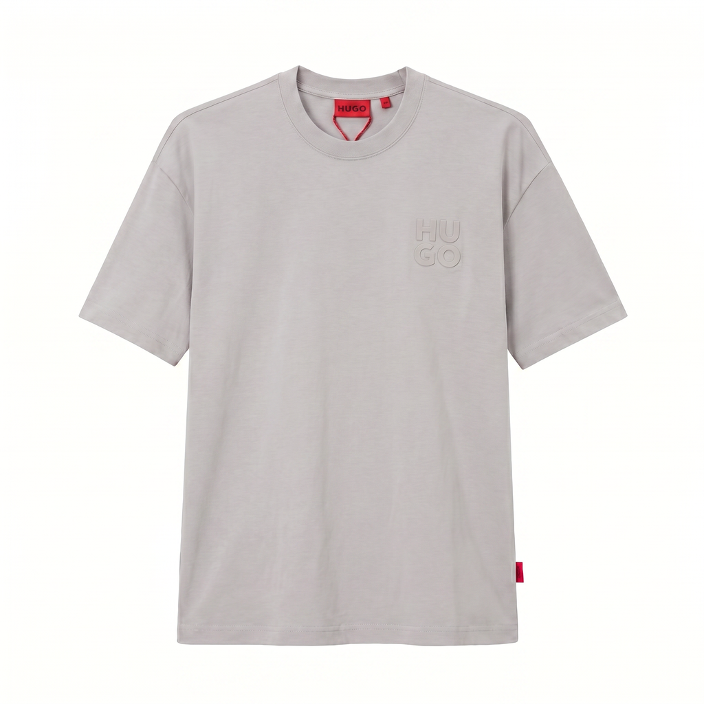 Camiseta 788351 Oversize Gris Claro para hombre