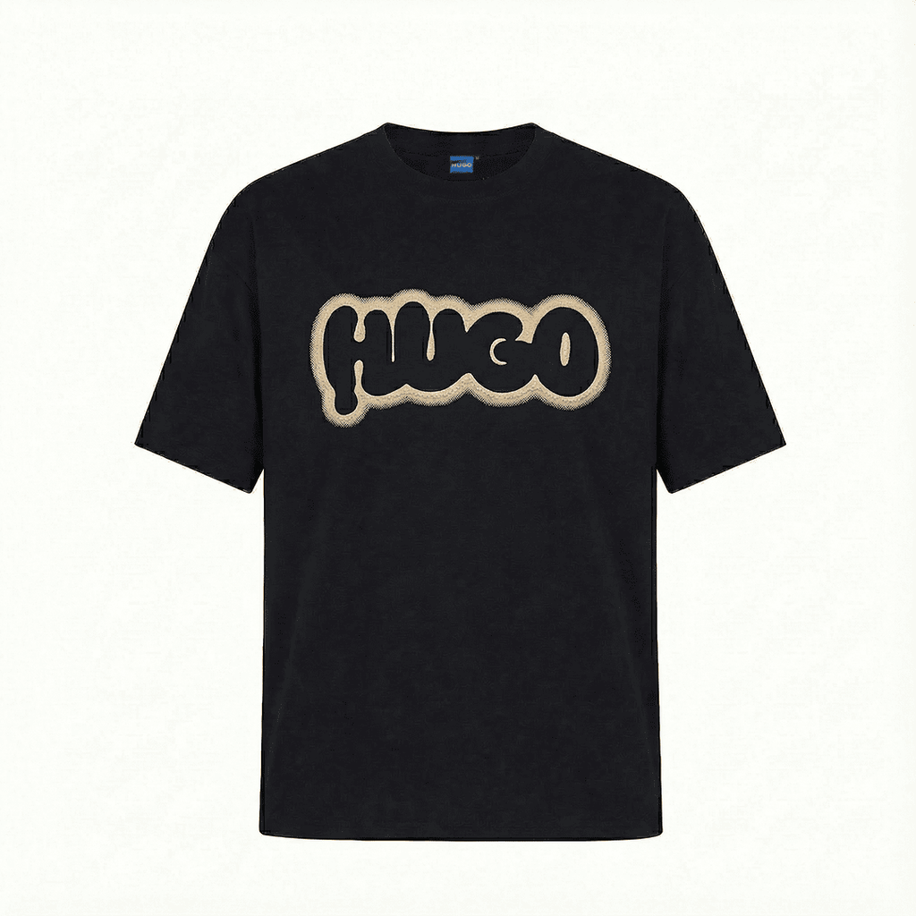 Camiseta 788382 Oversize Negra Para Hombre