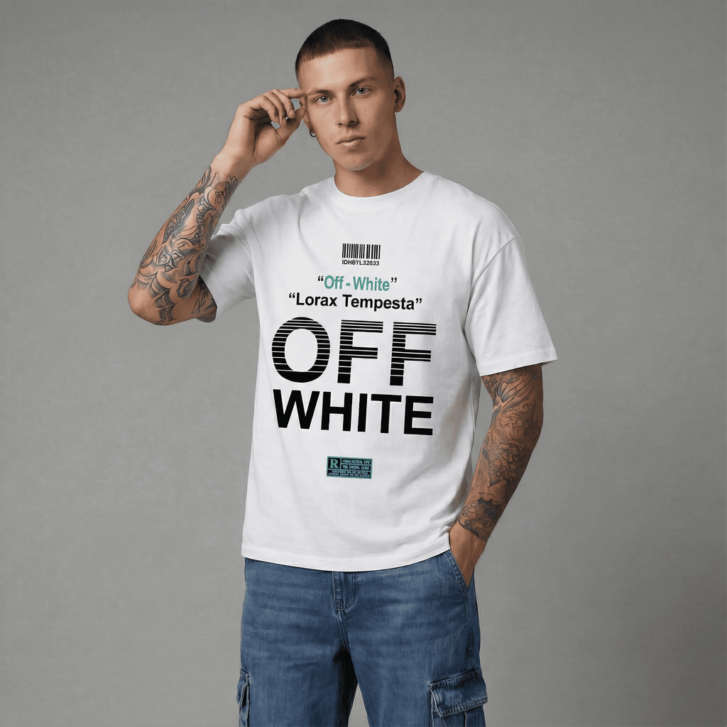 Camiseta 788392 Oversize Blanco Para Hombre
