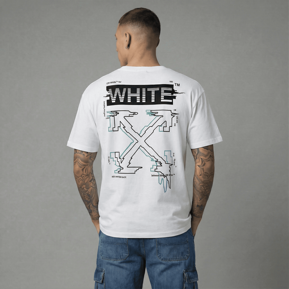 Camiseta 788392 Oversize Blanco Para Hombre