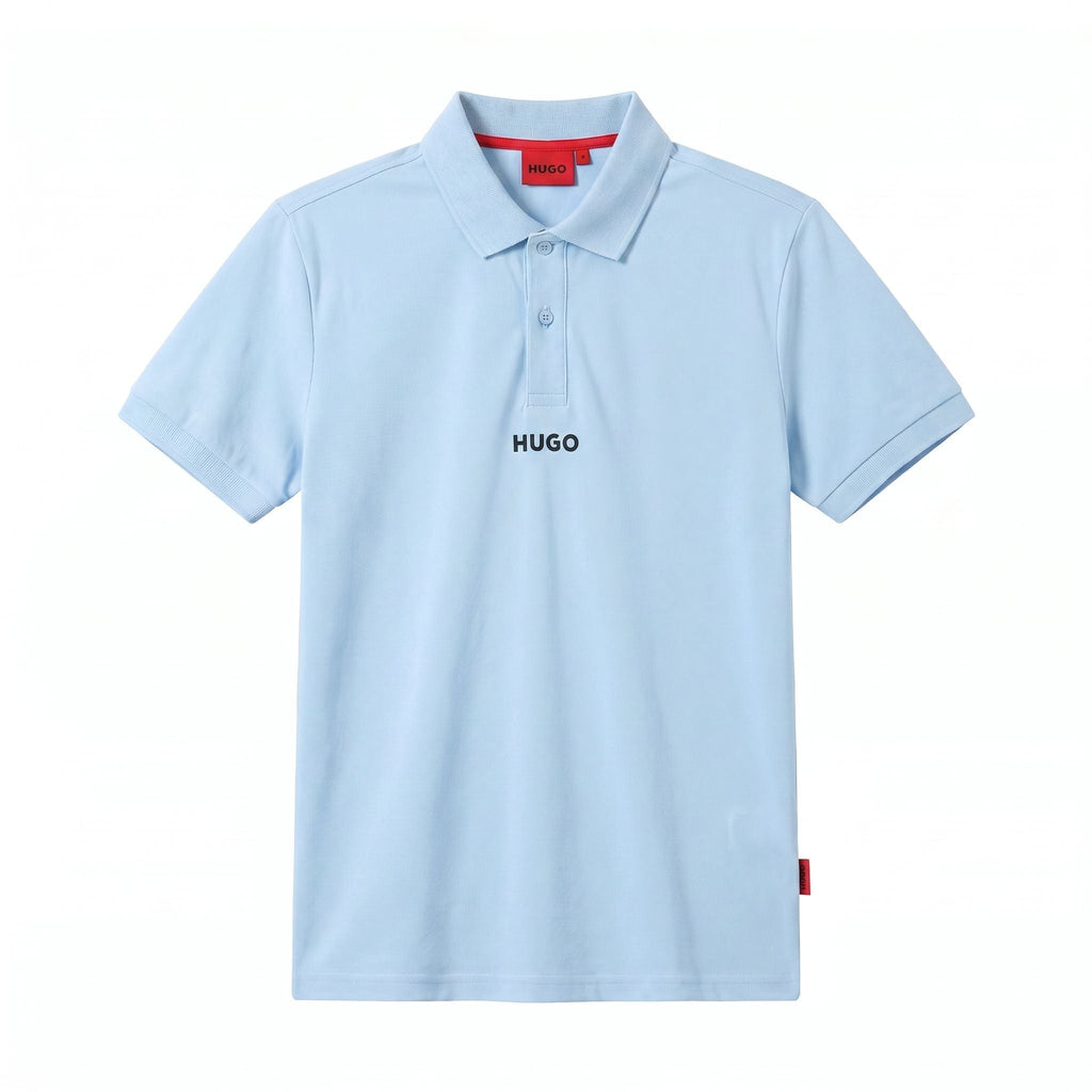 Camiseta 918005 Tipo Polo Azul Claro para hombre
