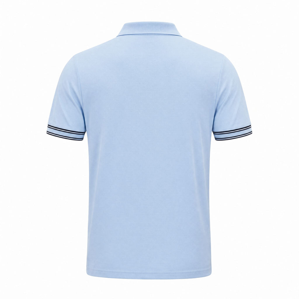 Camiseta 185022 Tipo Polo Azul Claro para hombre