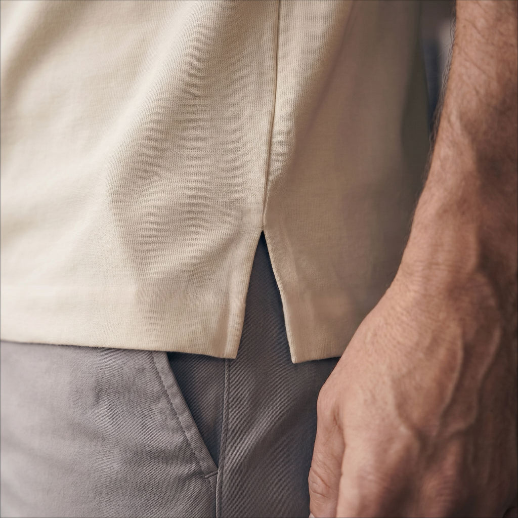 Camiseta 25D657-1 Beige Para Hombre