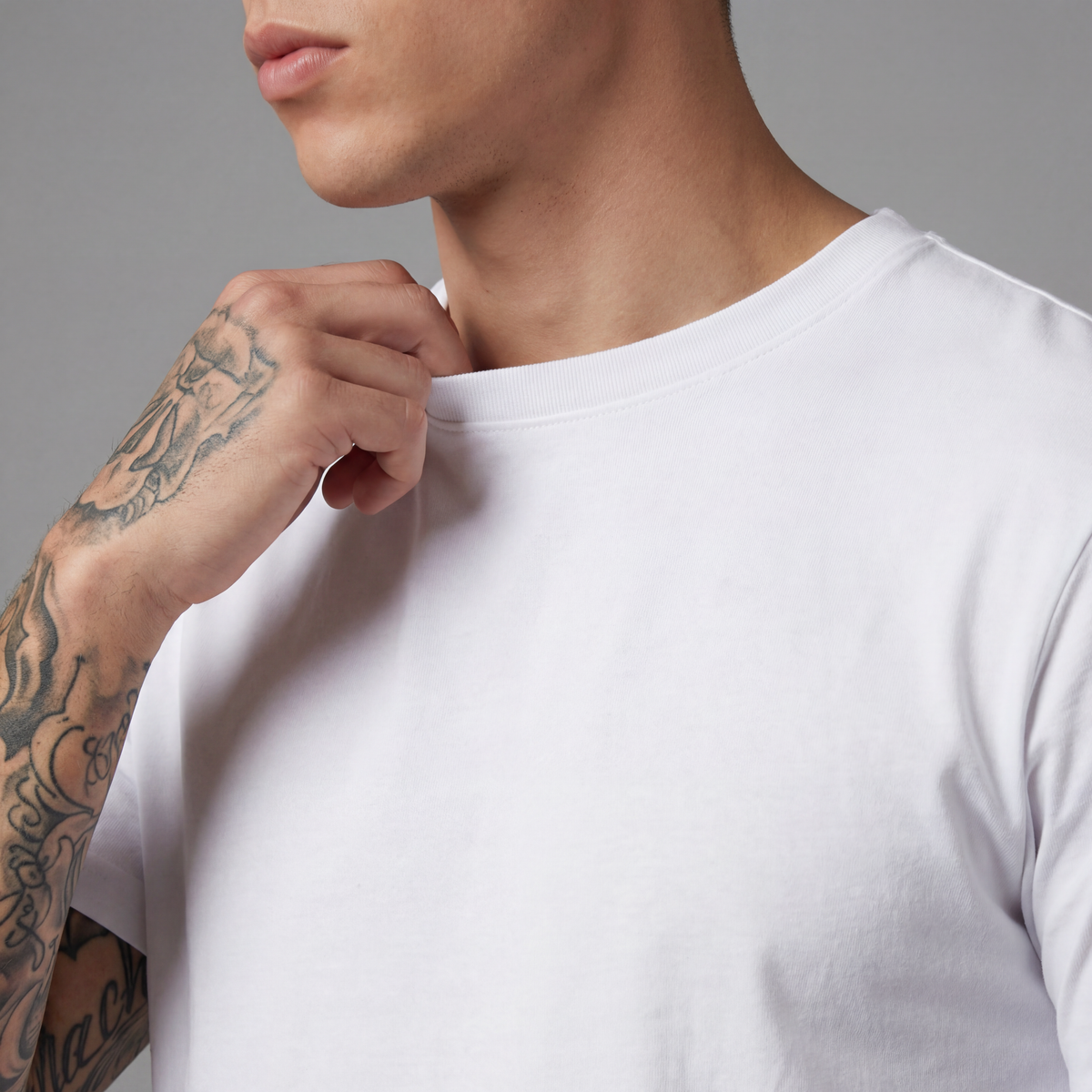 Camiseta 826001 Básica Blanca Para Hombre