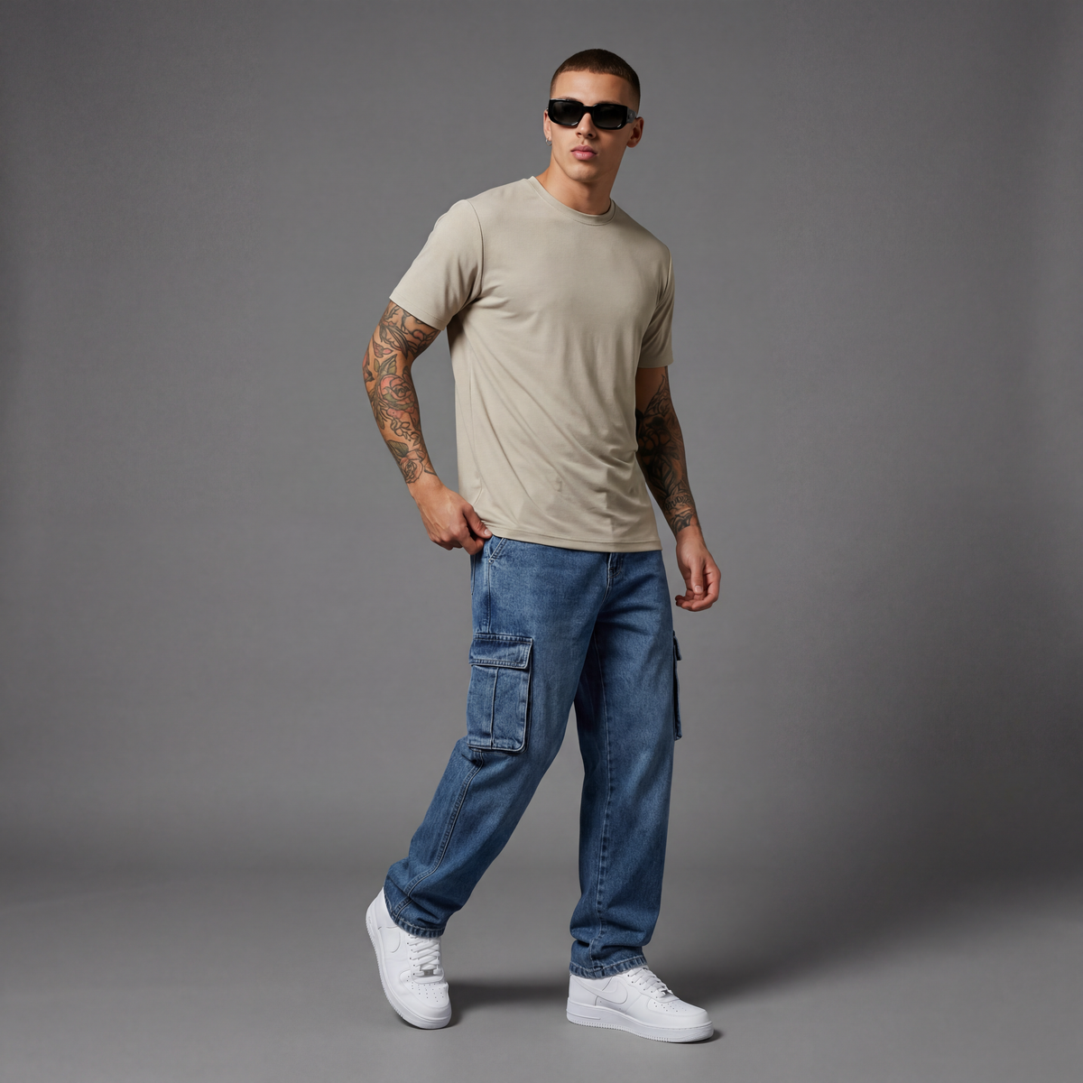 Camiseta 826001 Básica Sandy Para Hombre