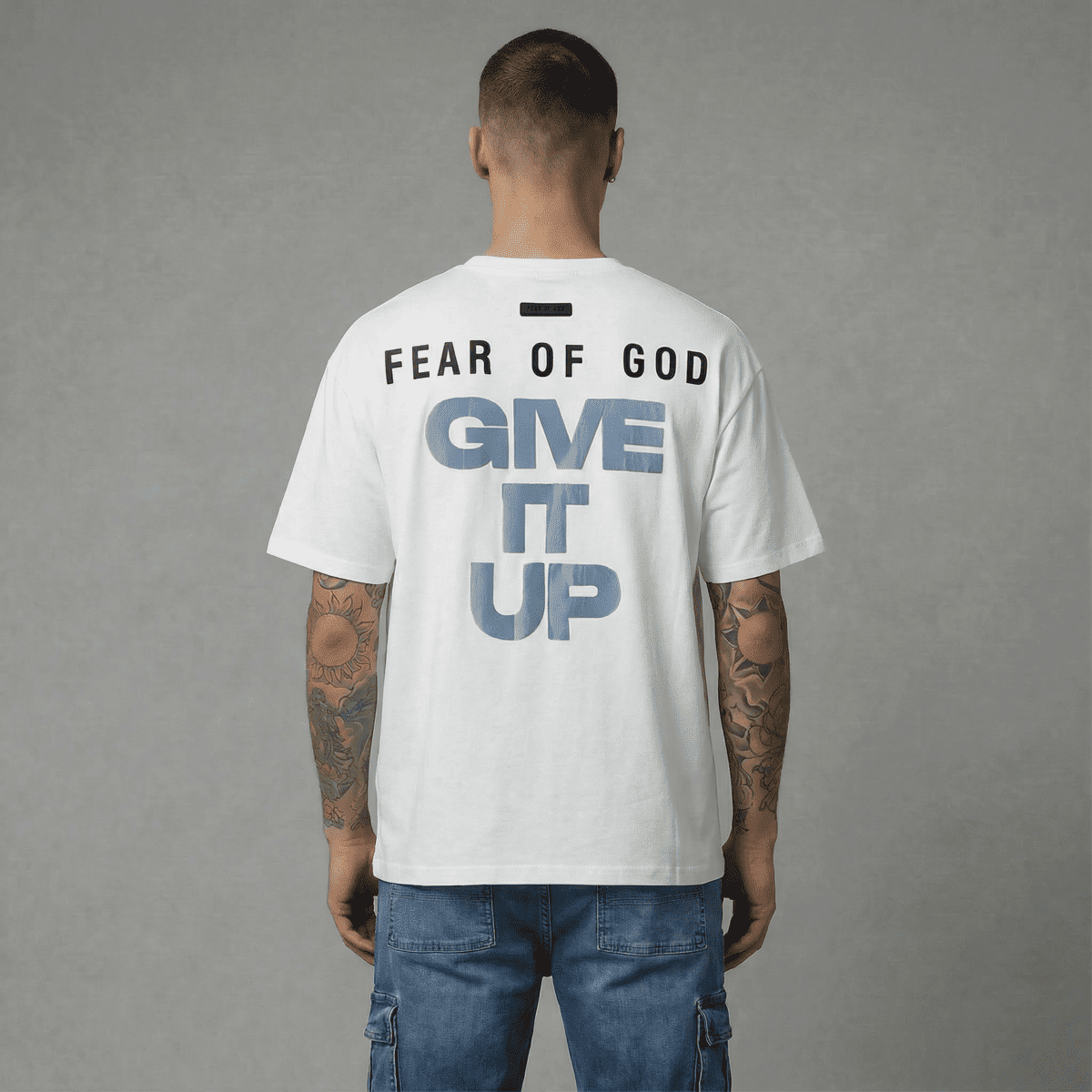 Camiseta 834036 Oversize Blanca Para Hombre