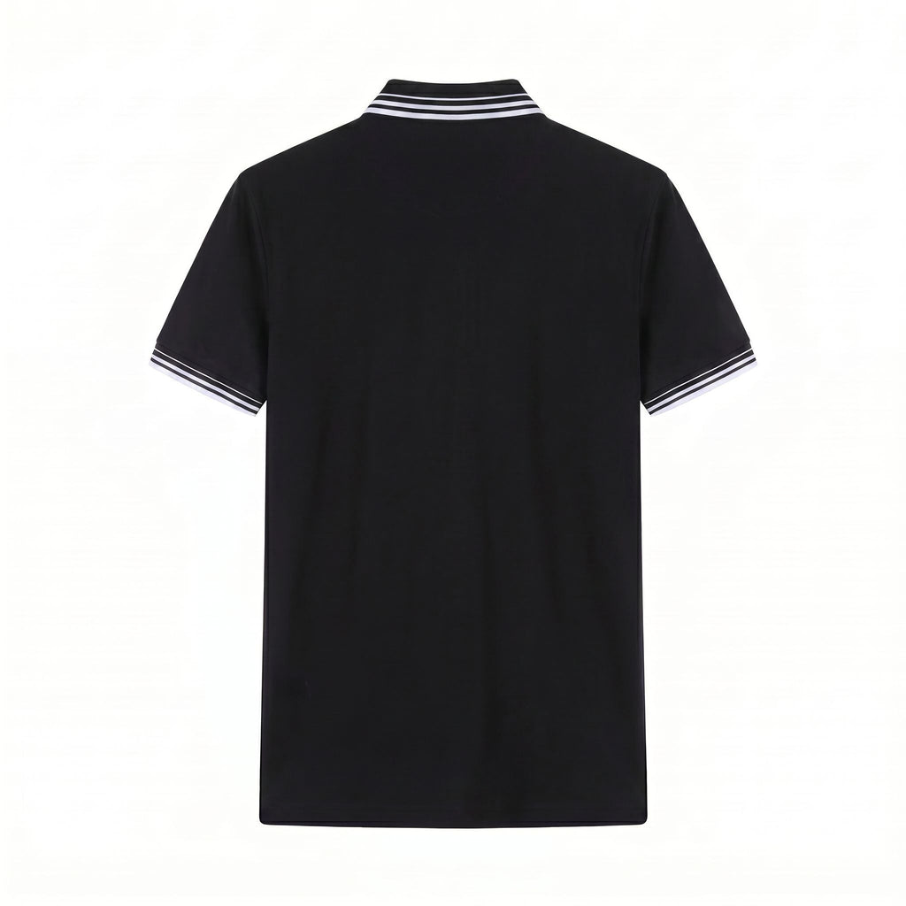 Camiseta 918022 Tipo Polo Negro para hombre