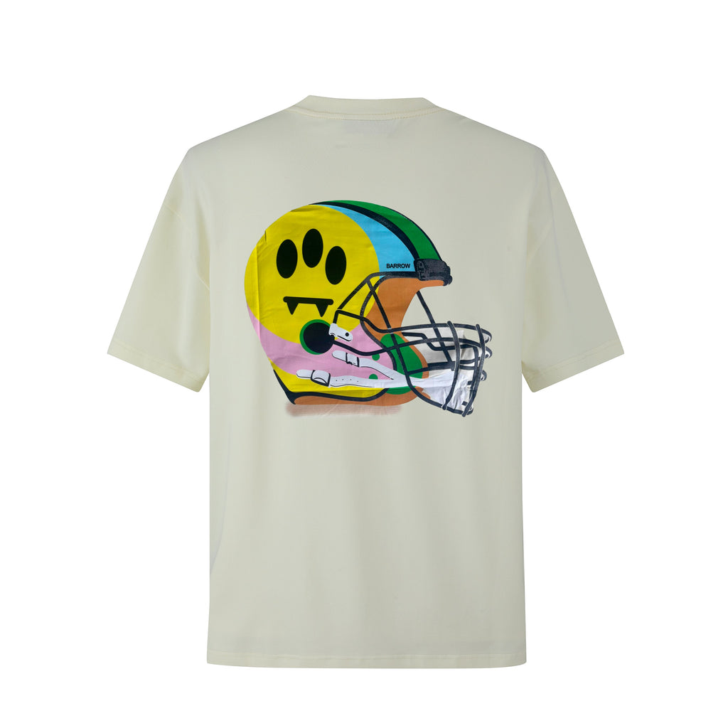 Camiseta 88982 Oversize Crema Para Hombre