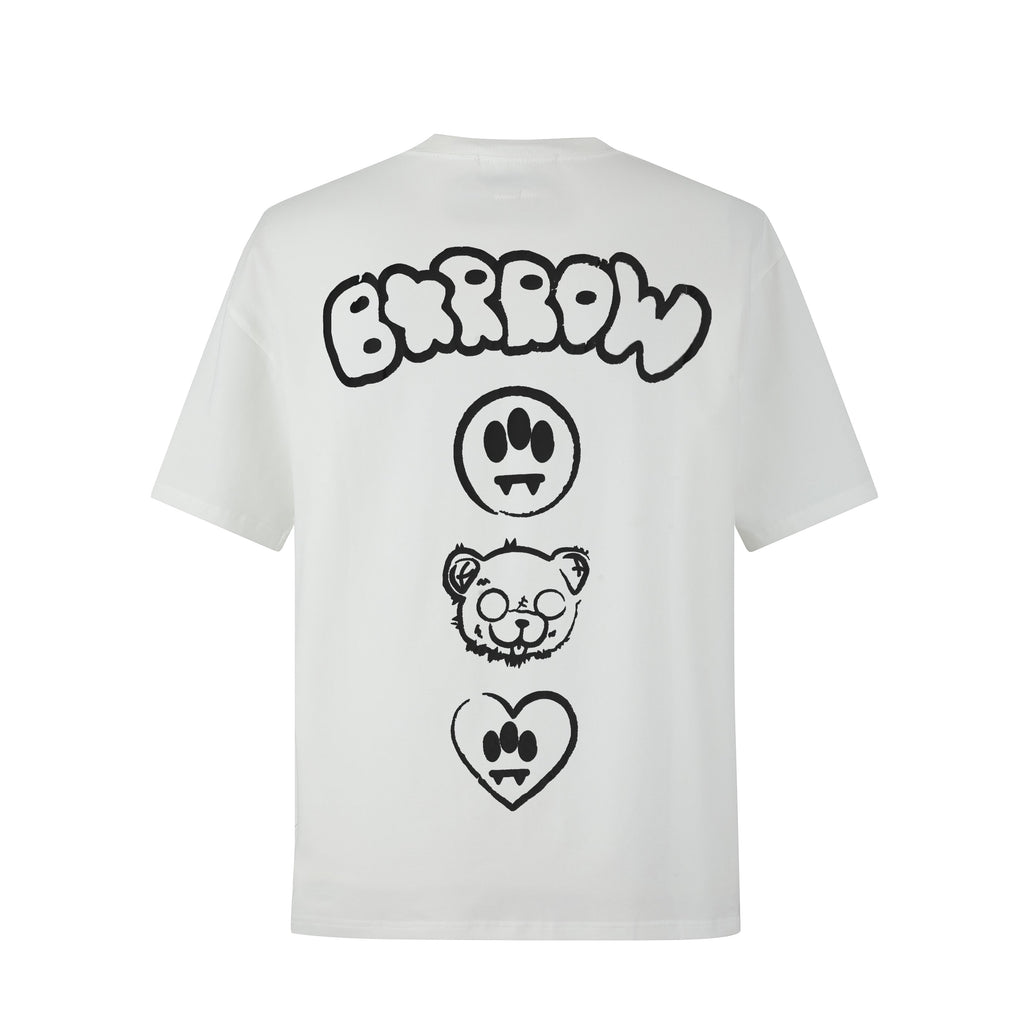 Camiseta 88986 Oversize Blanca Para Hombre