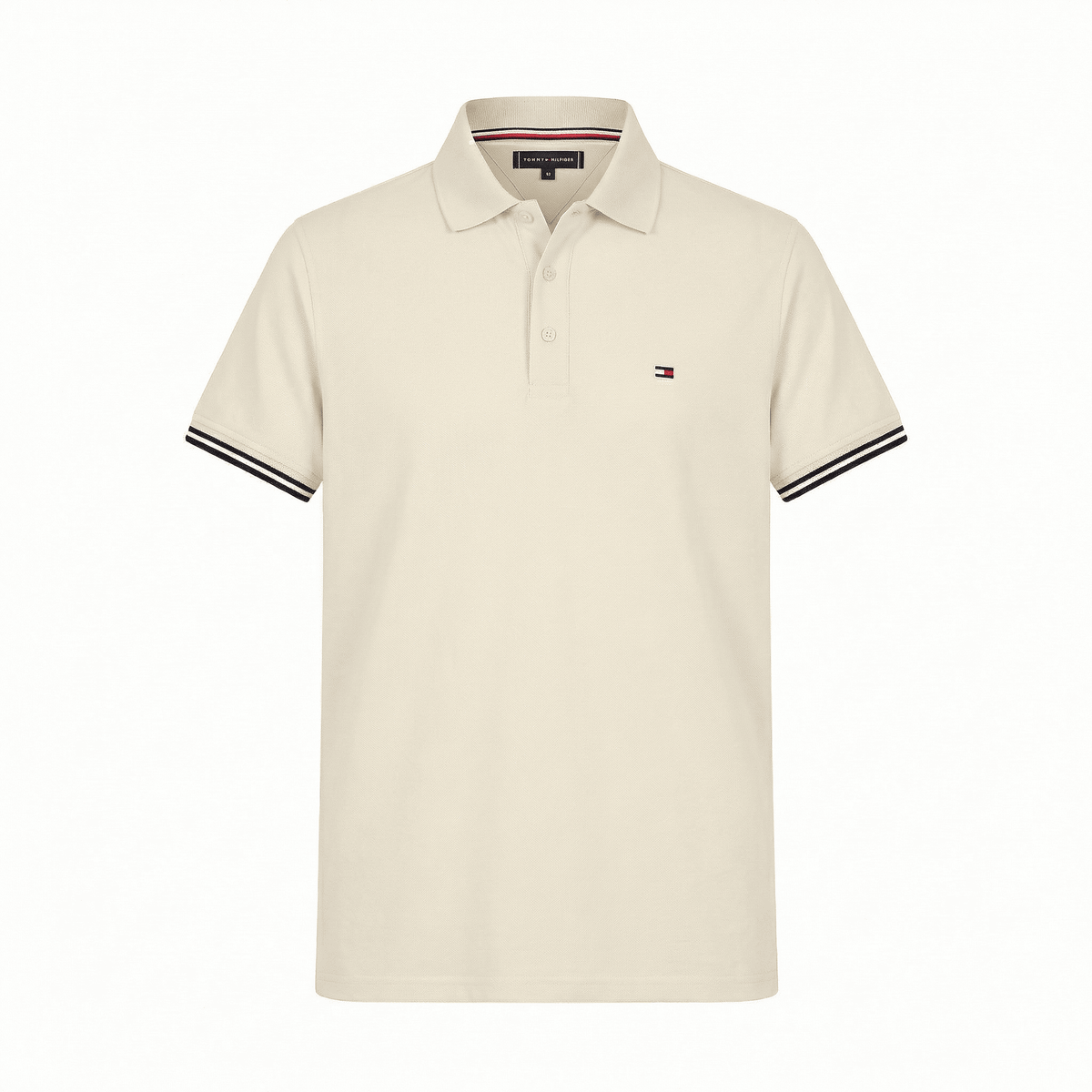 Camiseta 918003 Tipo Polo Crema Para Hombre