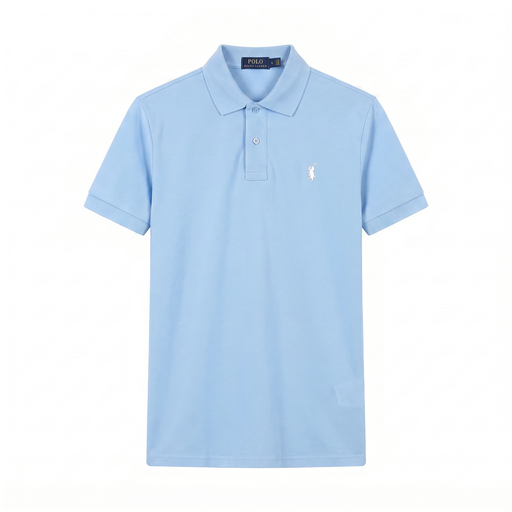 Camiseta 918007 Tipo Polo Azul Claro para hombre