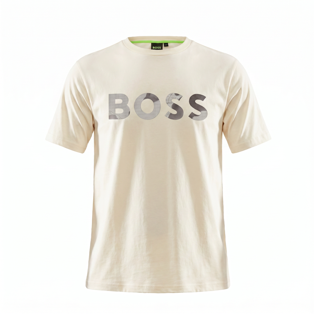 Camiseta 921044 Básica Crema para hombre