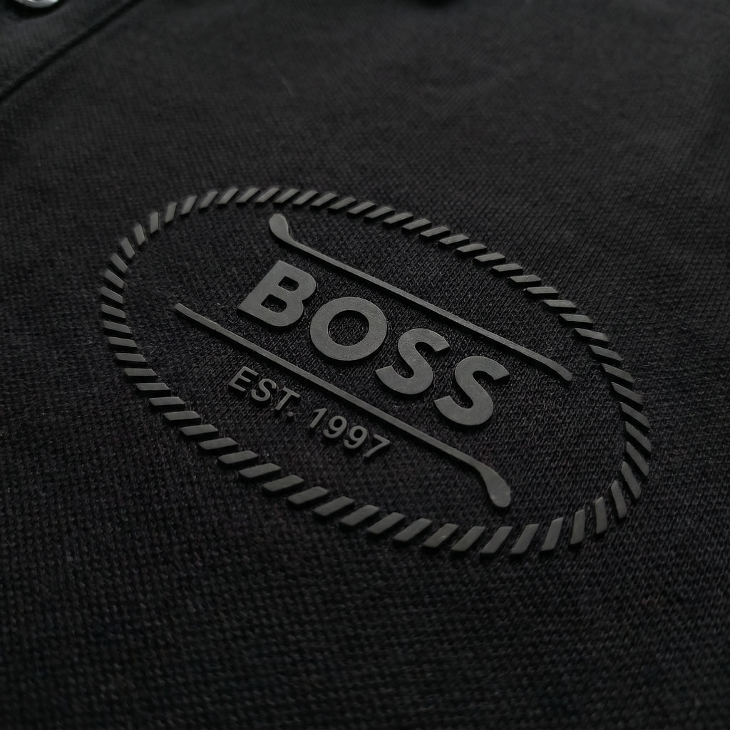 Camiseta 185024 Tipo Polo Negro para hombre