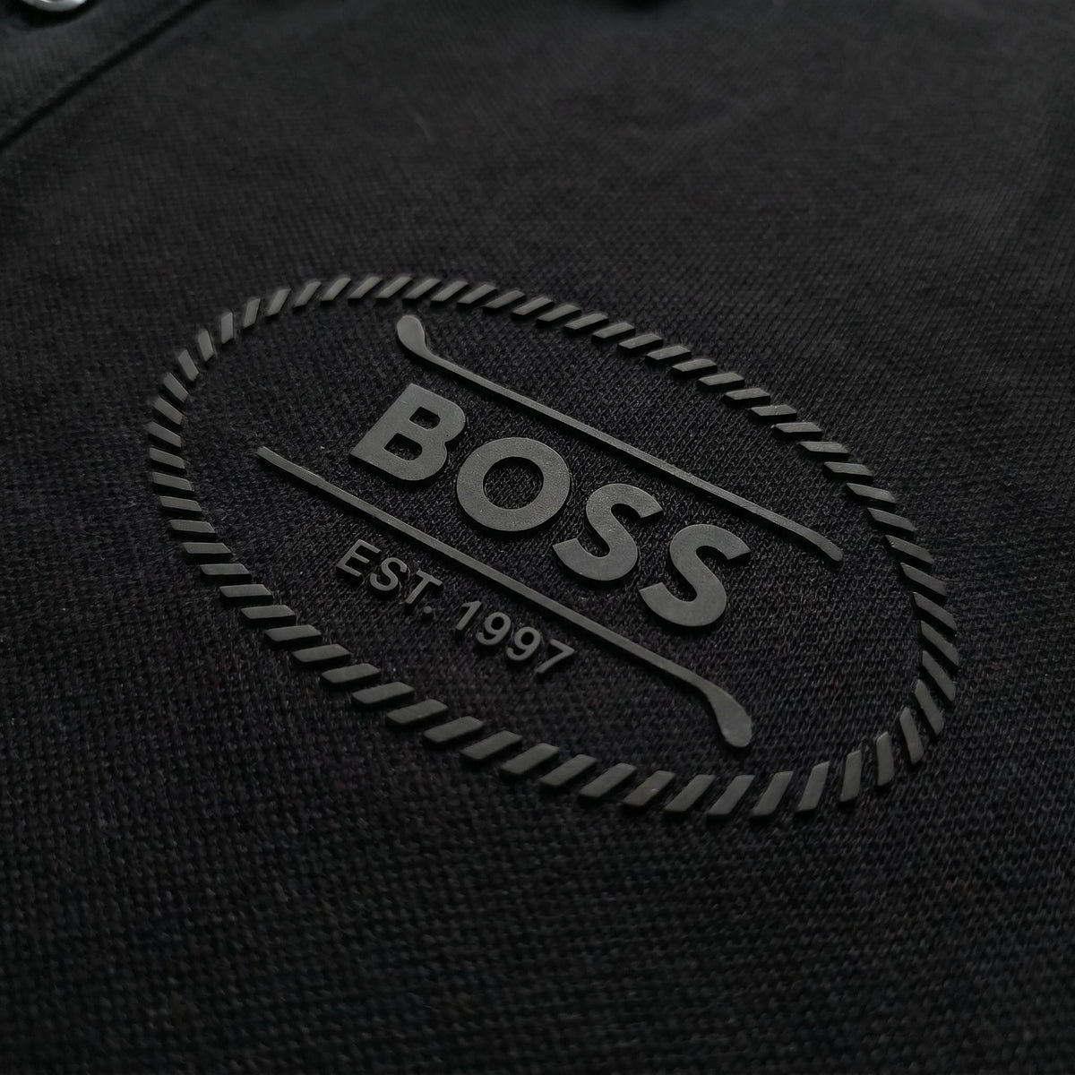 Camiseta 185024 Tipo Polo Negro para hombre