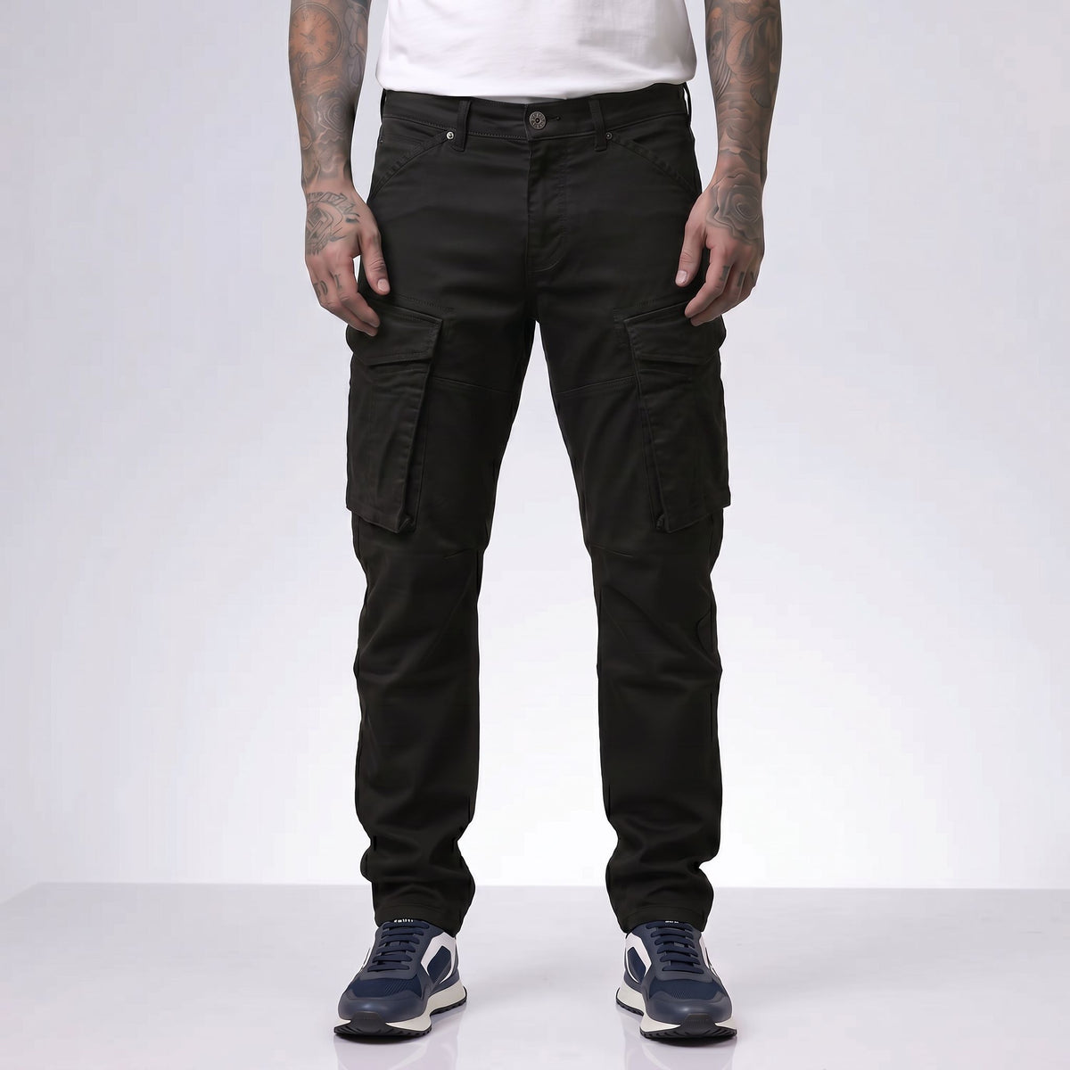 Jean G-S R001-2 Negro Para Hombre