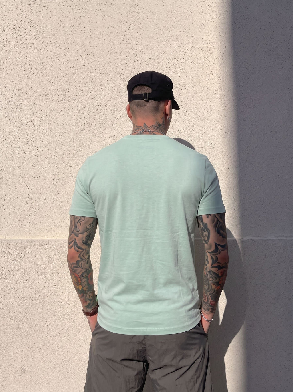 Camiseta 921046 Basica Verde para hombre