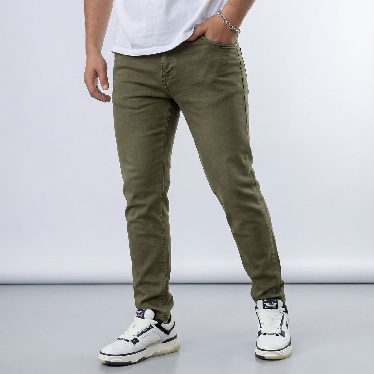Jean DSL E005 Verde Para Hombre