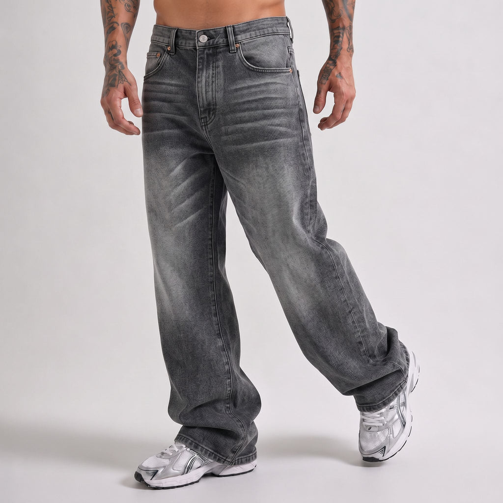 Jean PP U027L Gris Para Hombre