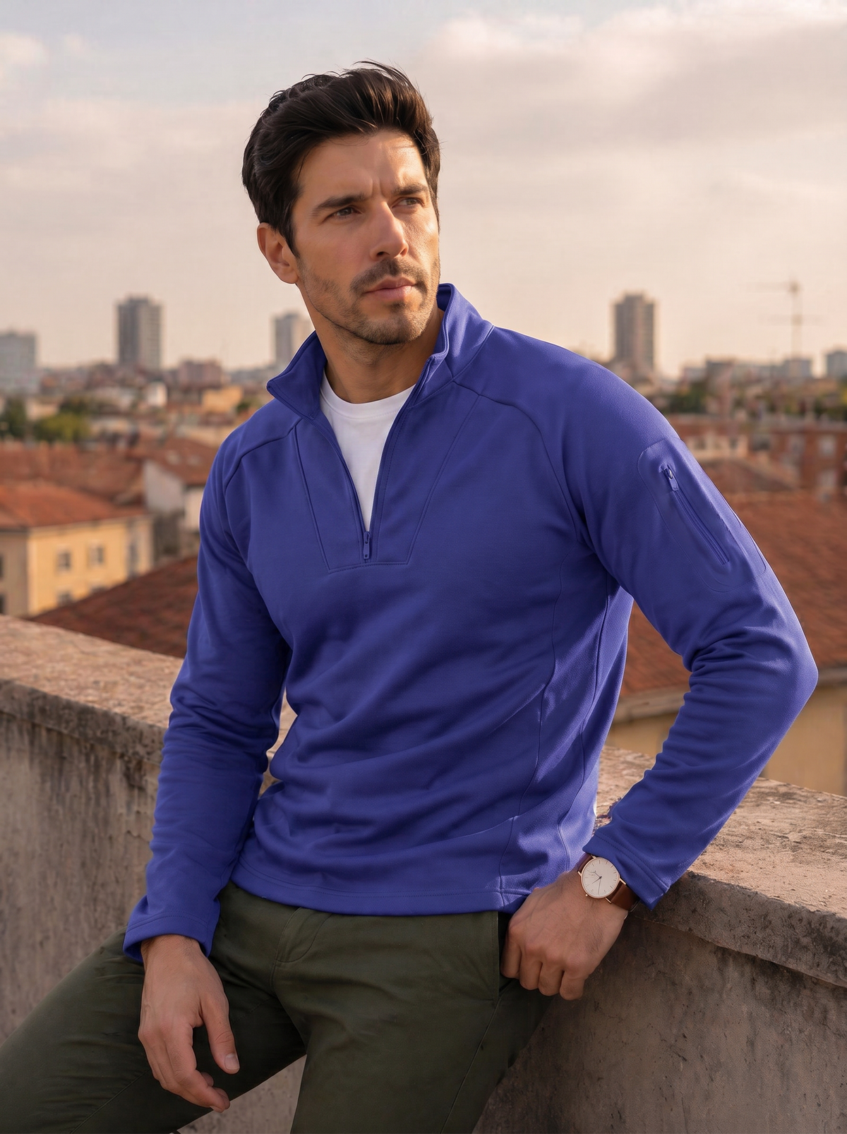 Buzo Azul Para Hombre Ref. 61219