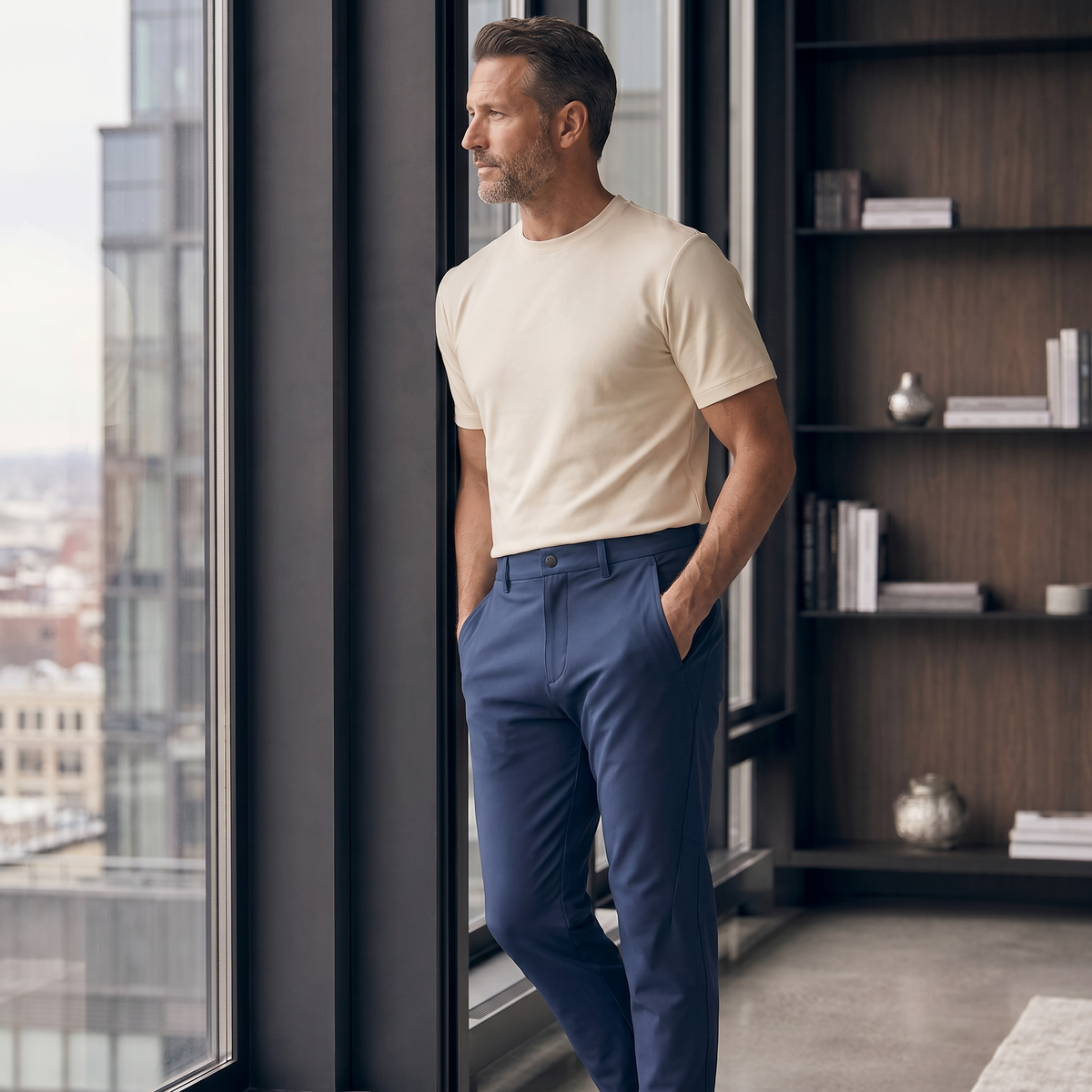 Pantalón 62360 Azul Rey Para Hombre