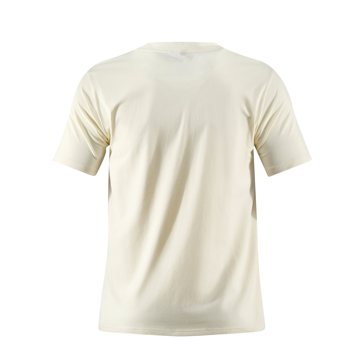Camiseta B66002 Básica Crema Para Hombre
