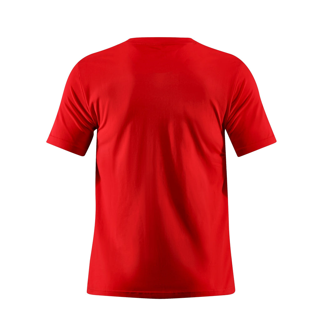 Camiseta B66002 Básica Roja Para Hombre