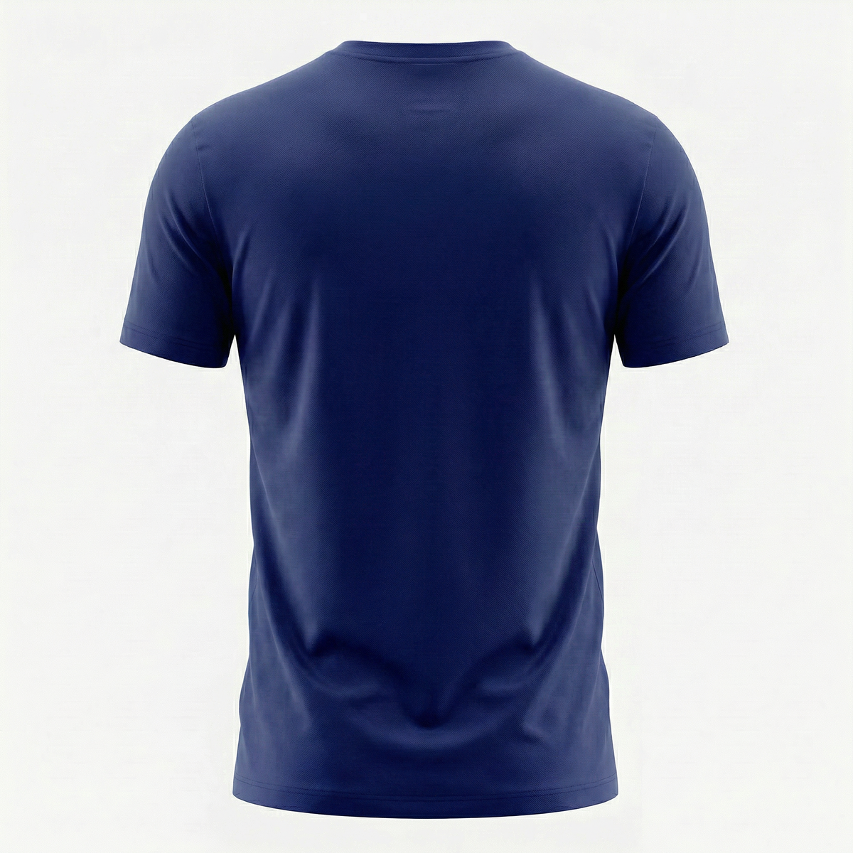 Camiseta Deportiva Básica Azul Oscuro Para Hombre Ref. 10V1L-2