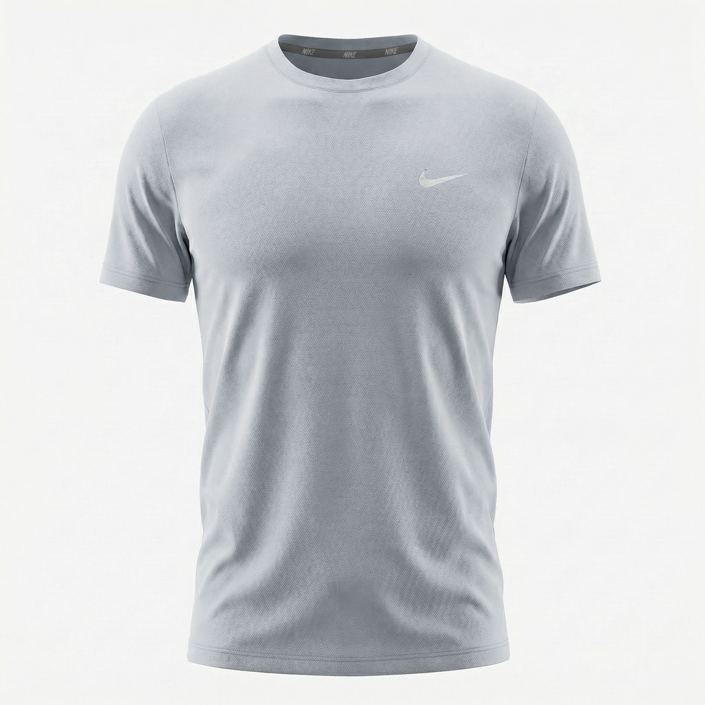 Camiseta Deportiva Básica Gris Claro Para Hombre Ref. CAM45