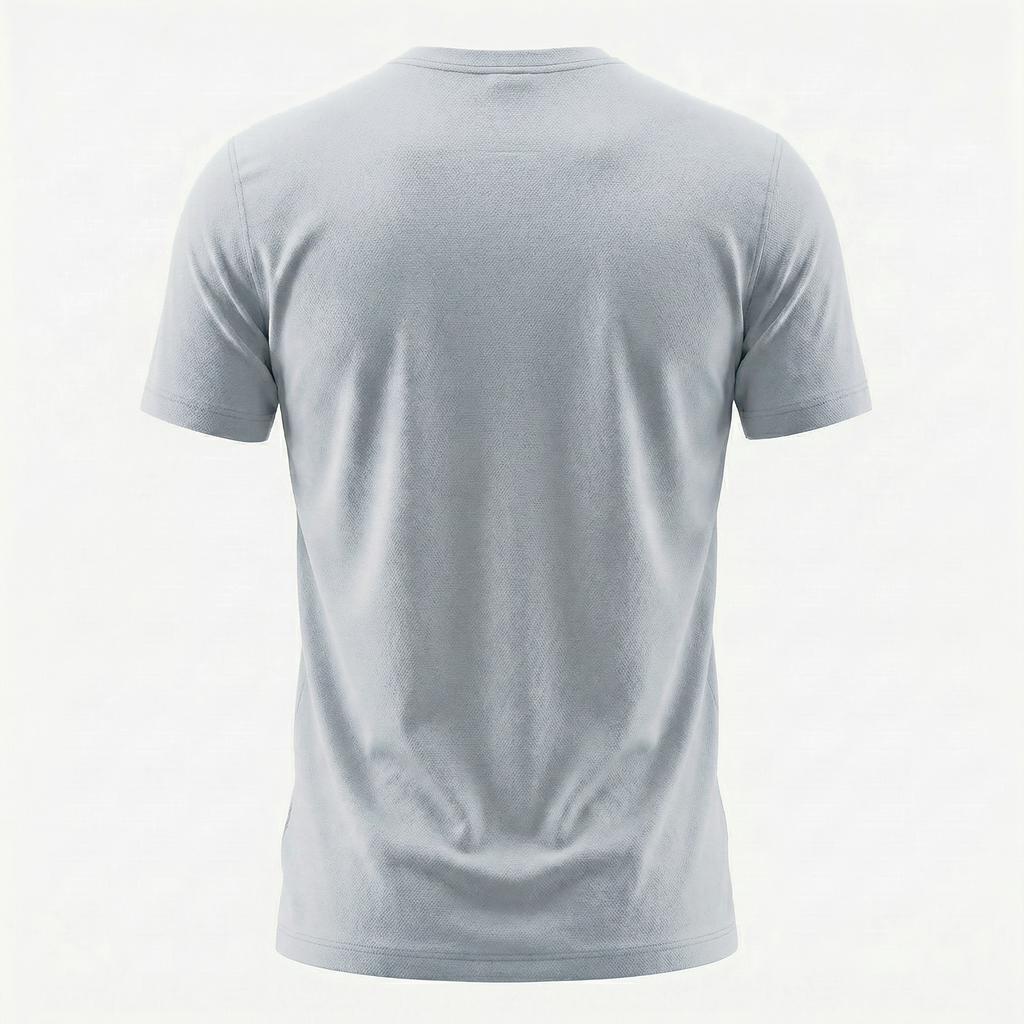 Camiseta Deportiva Básica Gris Claro Para Hombre Ref. CAM45