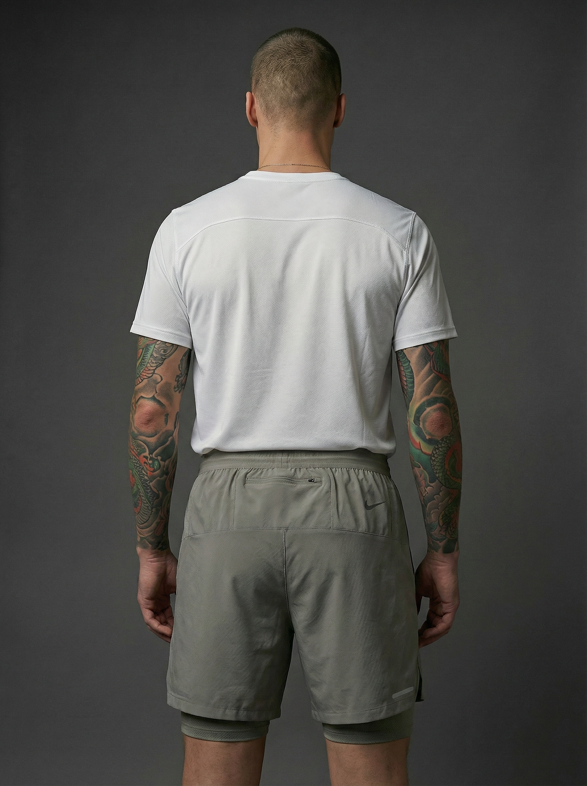 Camiseta Deportiva Básica Blanca Para Hombre Ref. CAM45